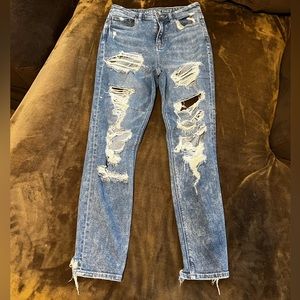 American eagle stretch size 4 regular distressed